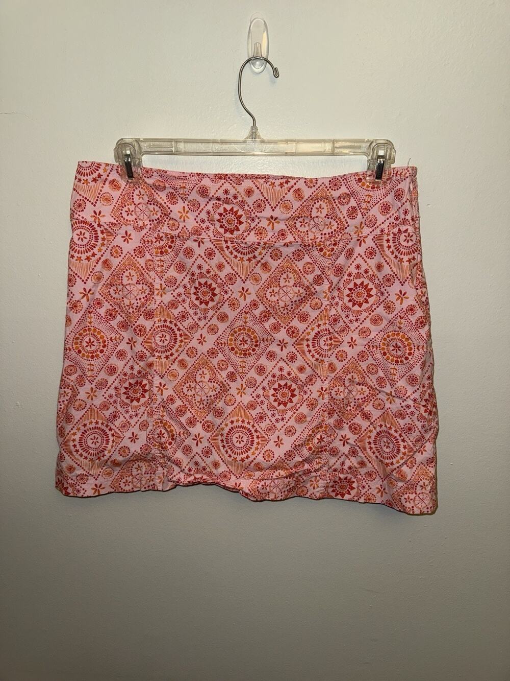White Stag Skort Womens Size 16 Stretch Floral Boho Summer Casual Flowy Boho Y2K